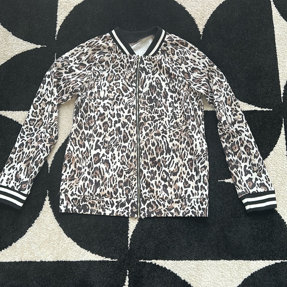 Cheetah lightweight bomber style jacket